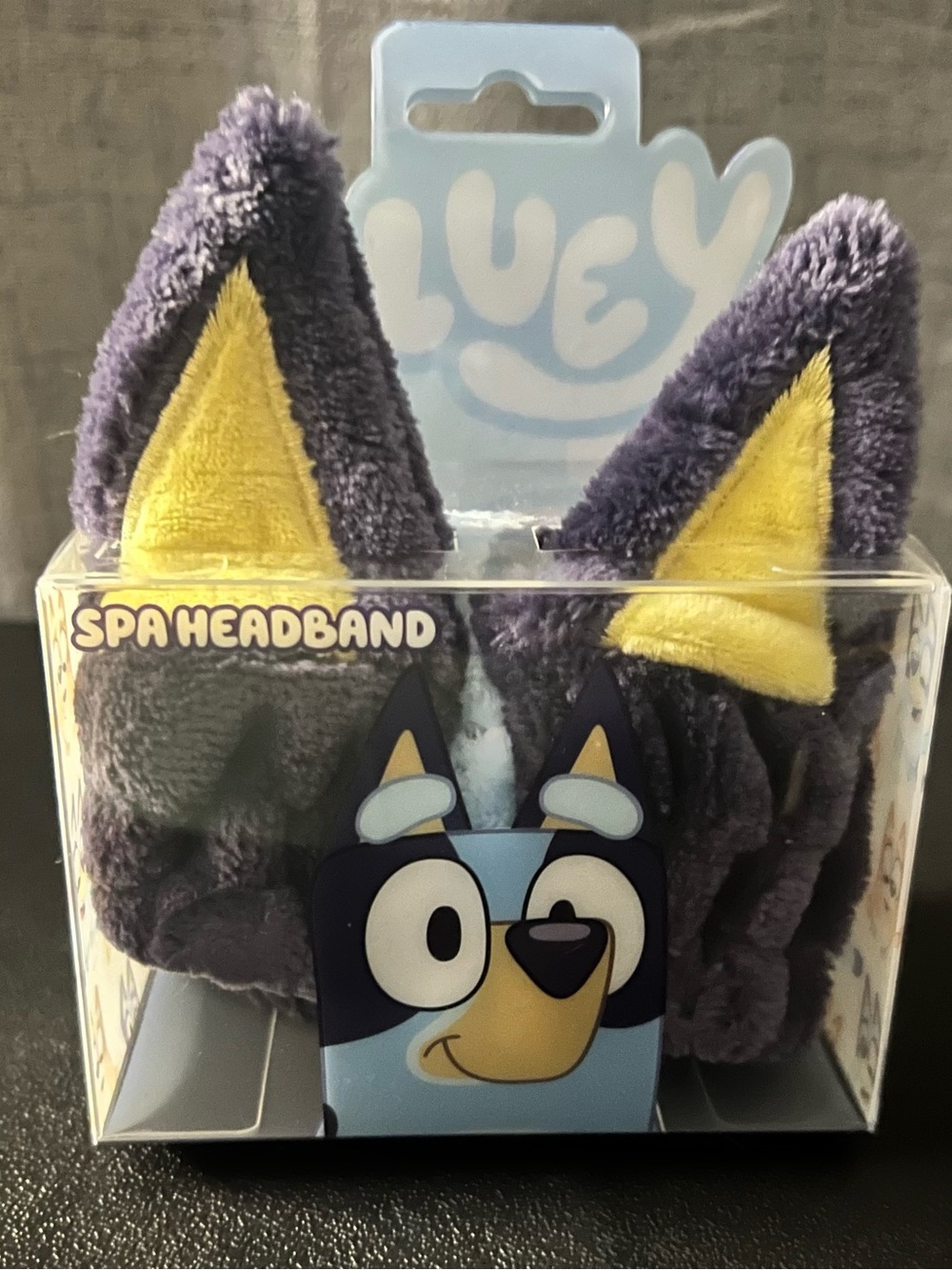 Spa Headband  - Purple Plush Ear Design